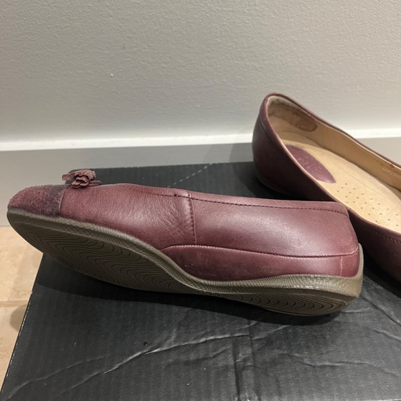 Ecco Bordeaux(burgundy colour) Flats Size 5.5 - Picture 3 of 11